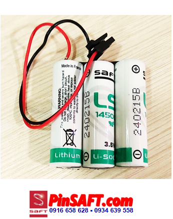 Saft 1S3PLS14500, Pin nuôi nguồn Saft 1S3PLS14500 lithium 3.6v 7800mAh (PHÁP)