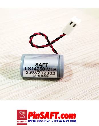 Saft LS14250MLB, Pin nuôi nguồn Saft LS14250MLB lithium 3.6v 1/2AA 1200mAh, Xuất xứ Pháp 